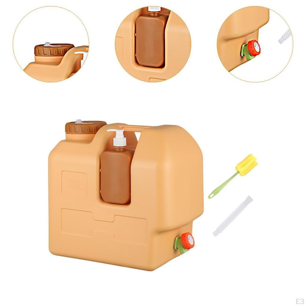 30-liter water bottle with soap dispenser