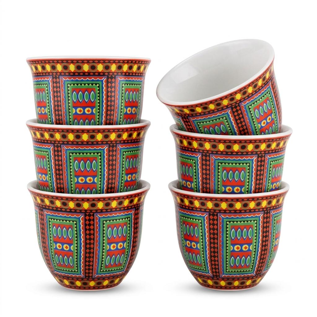 Coffee Cup Set – 6 Pieces