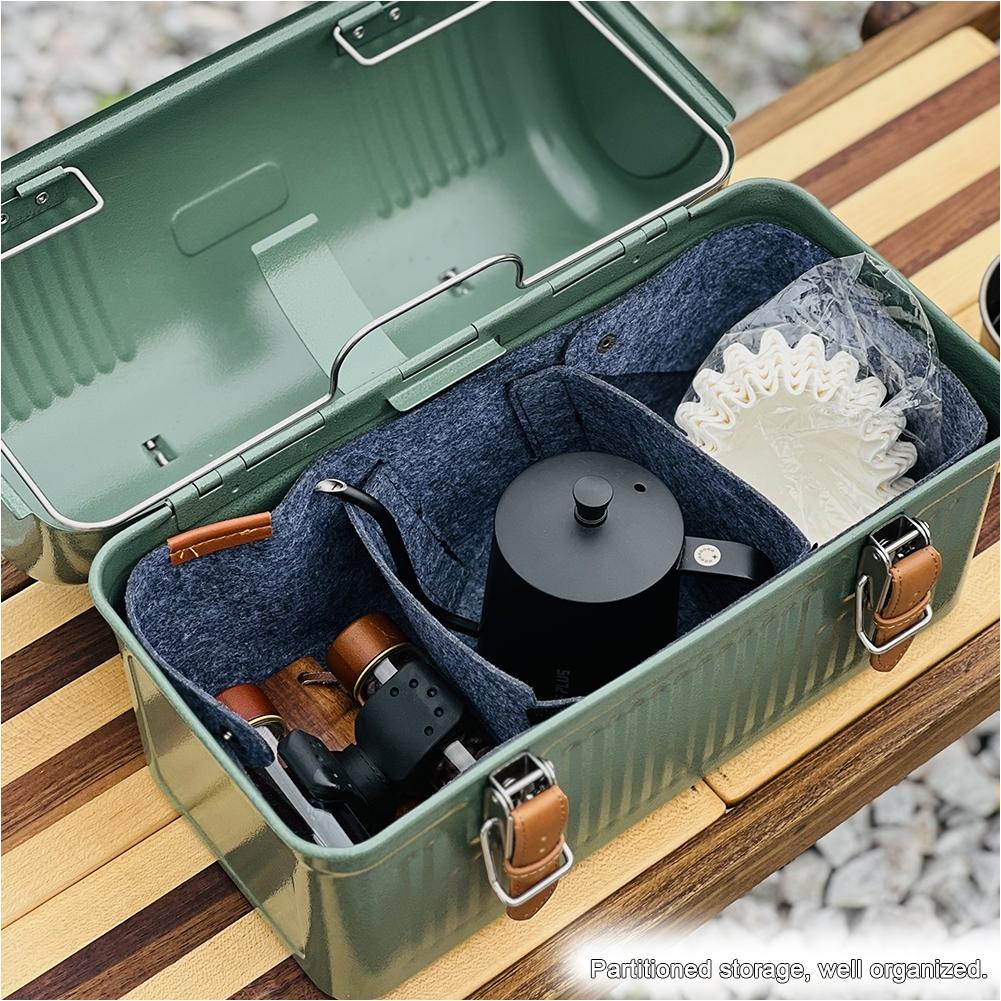 طقم عذبة شاي الروق زيتي