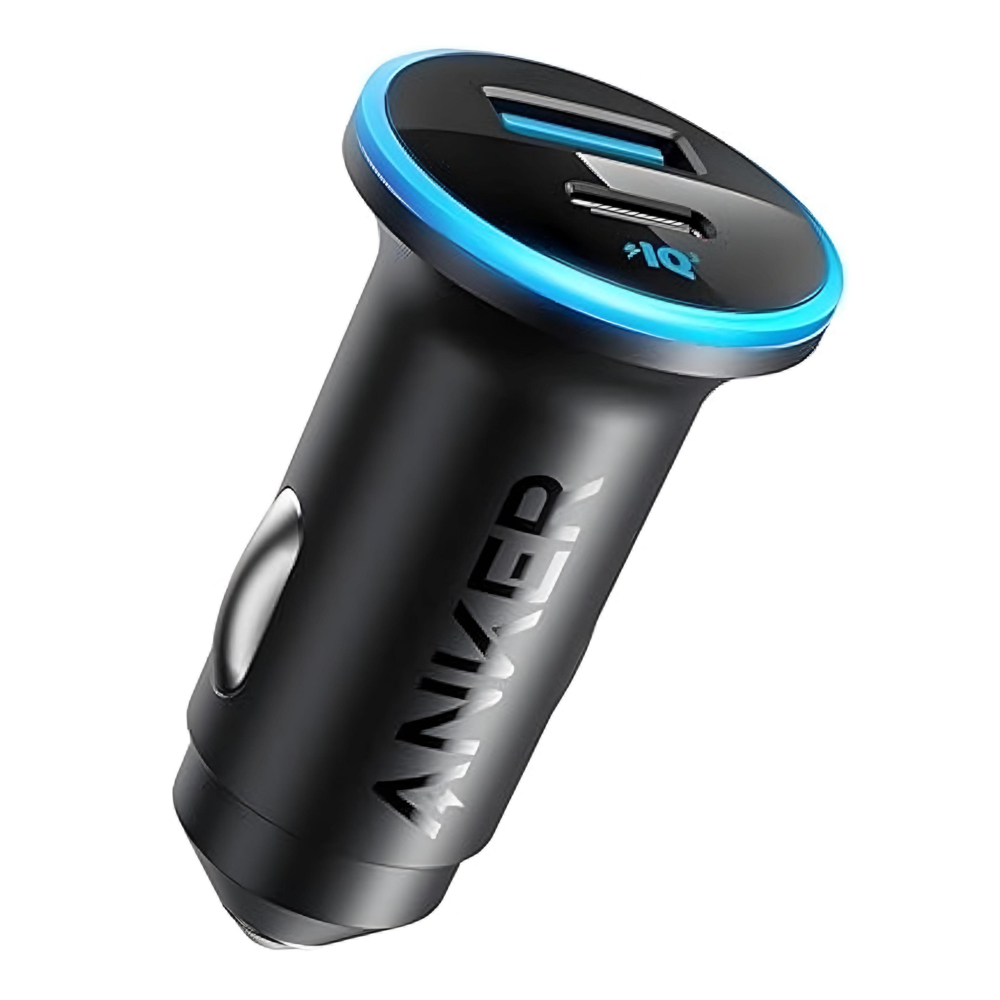 شاحن سيارة أنكر 323 بقدرة 52.5 واط، أسود