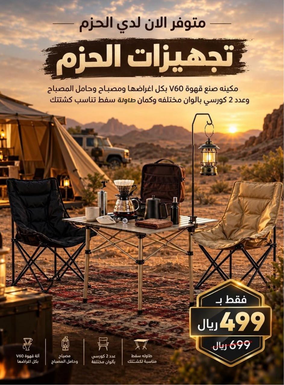 عرض تجهيزات الحزم