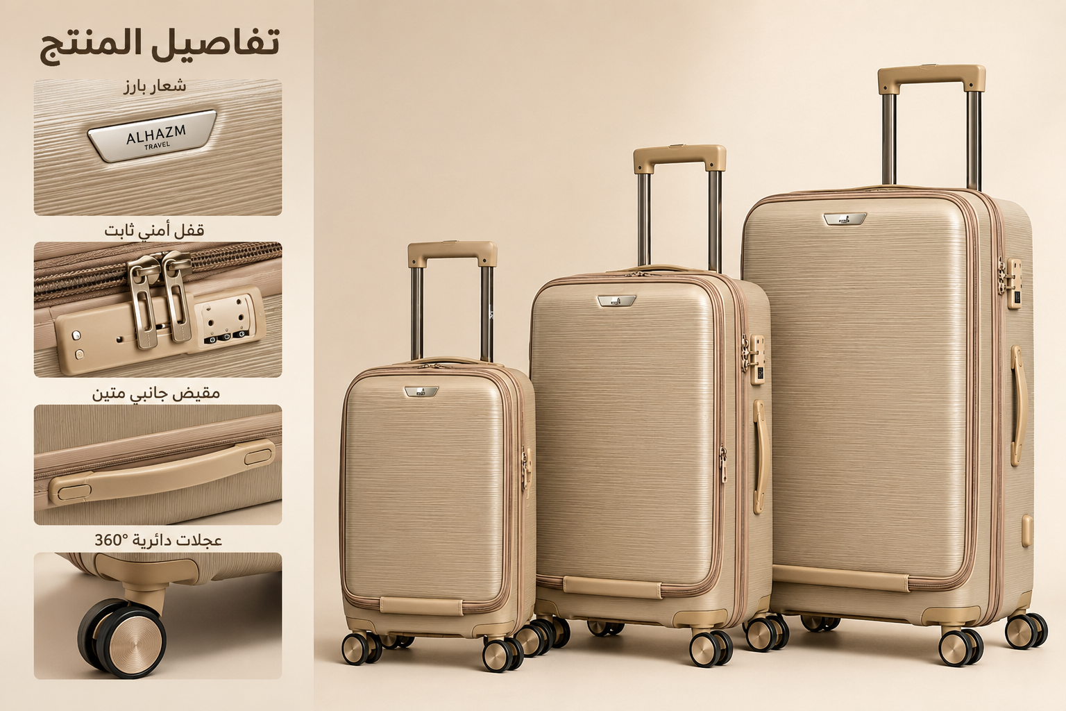باكدج شنط كامل condotti مقاس 20 - 24 28