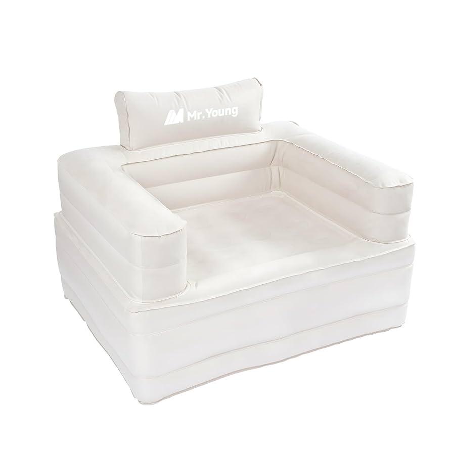 كرسي هواء الحزم مع ماكينه نفخ