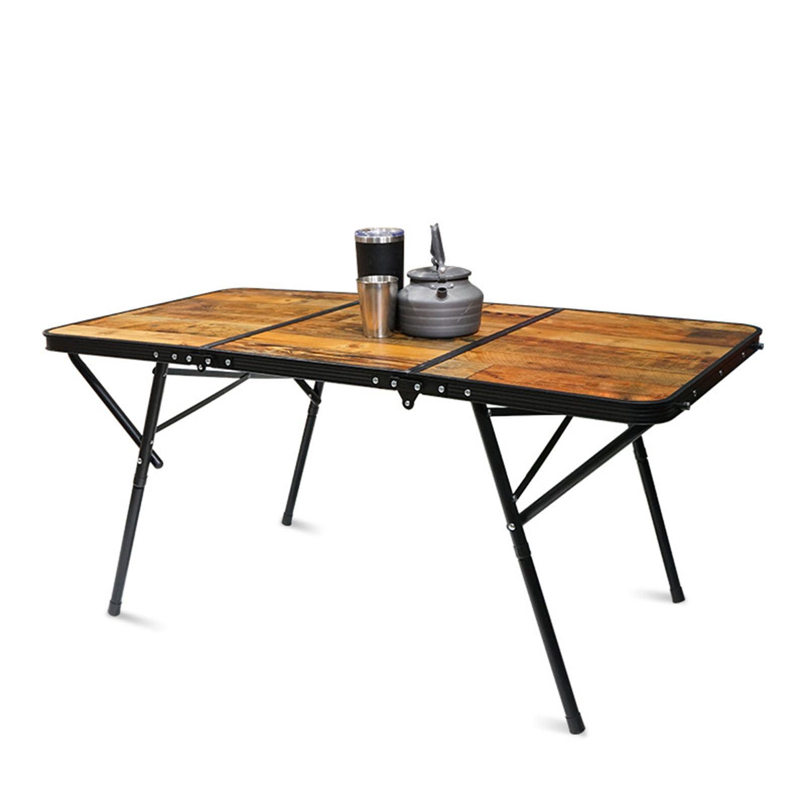 "طاوله خشبيه 3 سفط 120*75*60"