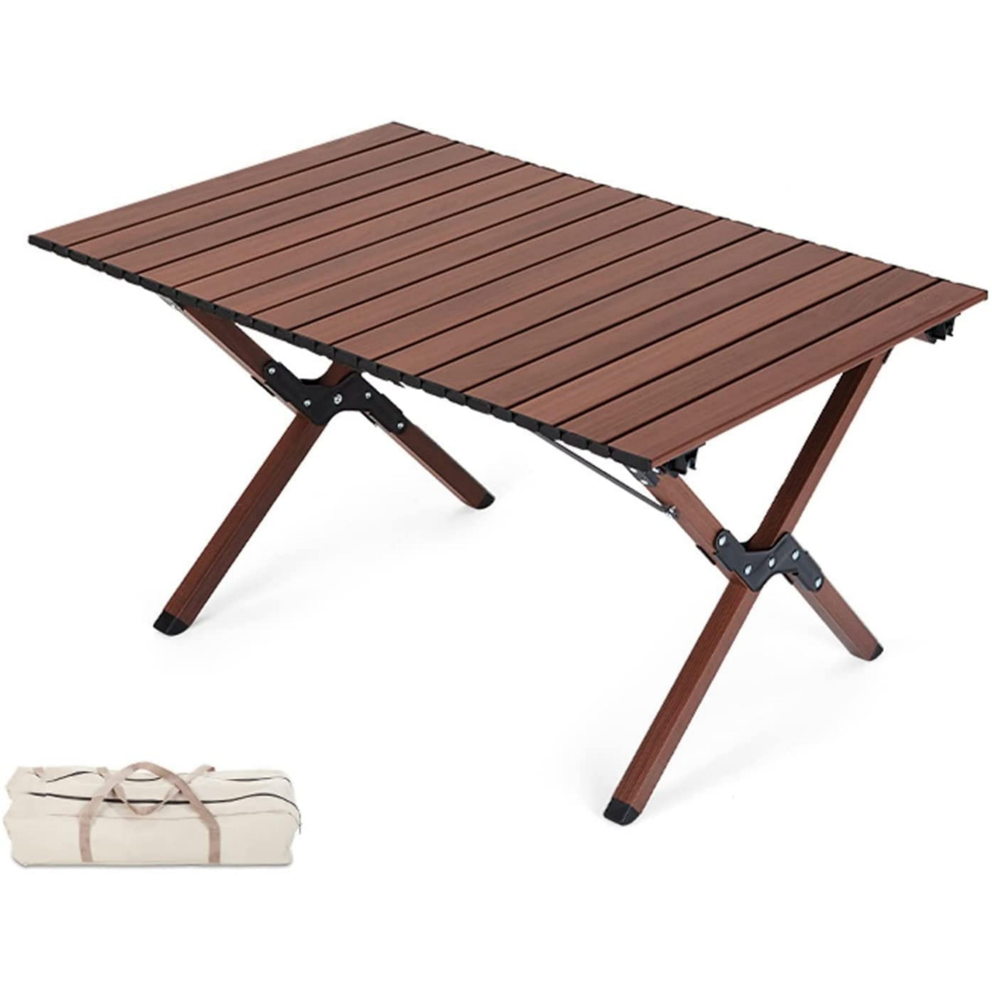 "طاوله 2 ارجل  المونيوم سفط  87*60*45"