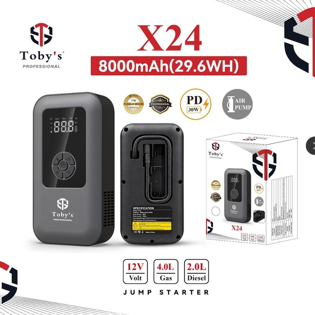 ستارتر ومنفاخ توبيز x24