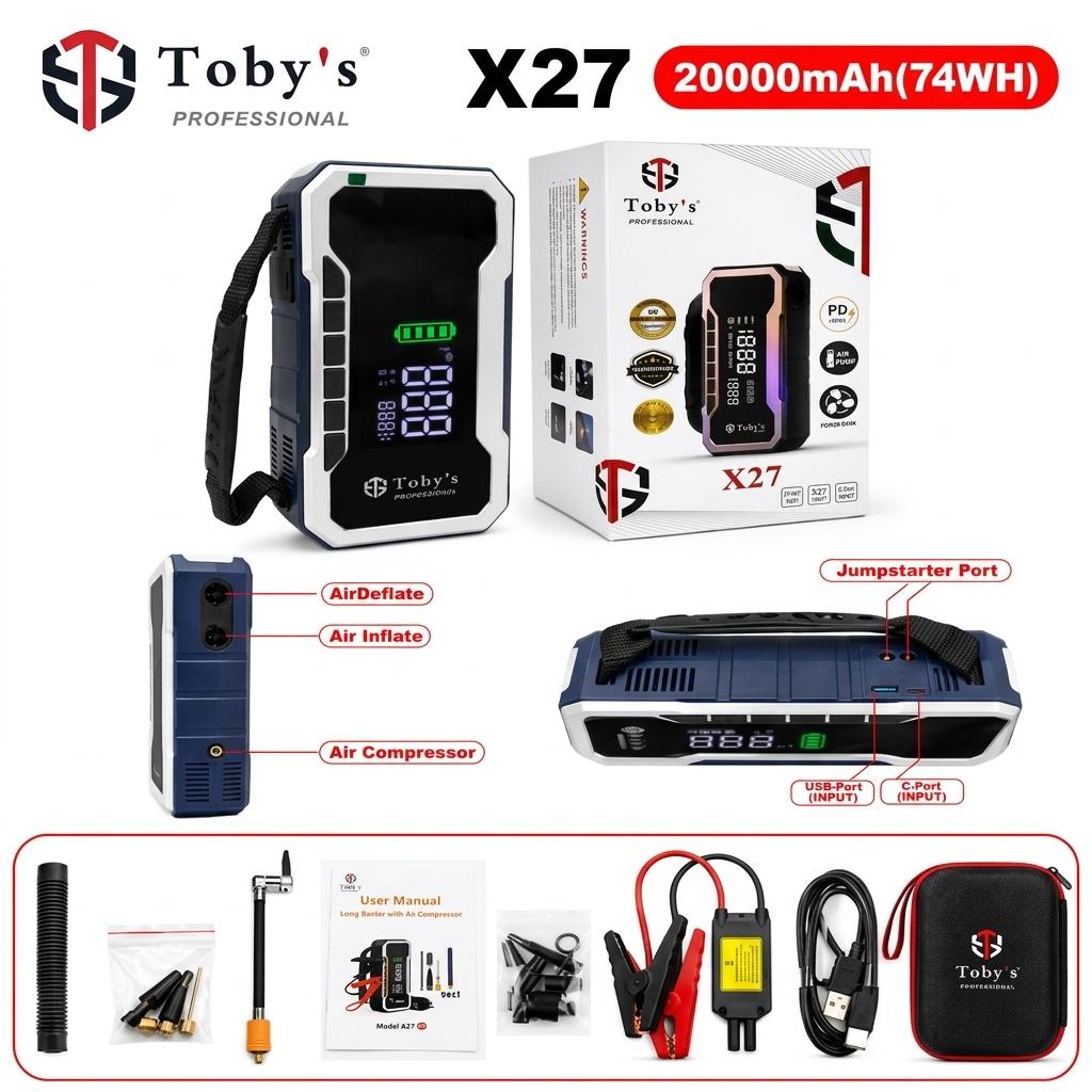 ستارتر ومنفاخ توبيز x27